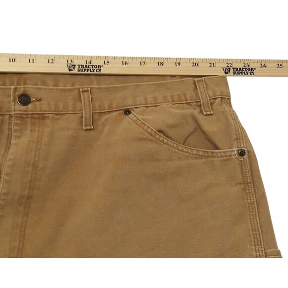 Dickies Mens Carpenter Work Pants 44x30 Relaxed Fit Canvas Cotton~SEE HOLE (Pic) - Picture 10 of 15